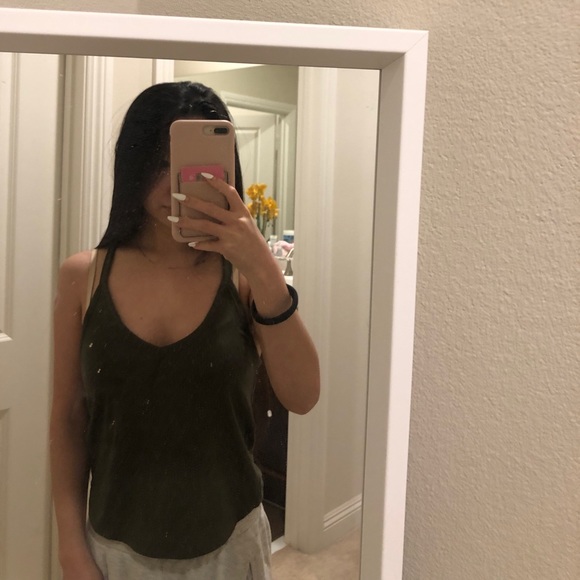 Pacsun Green Basics Tank - Picture 3 of 4